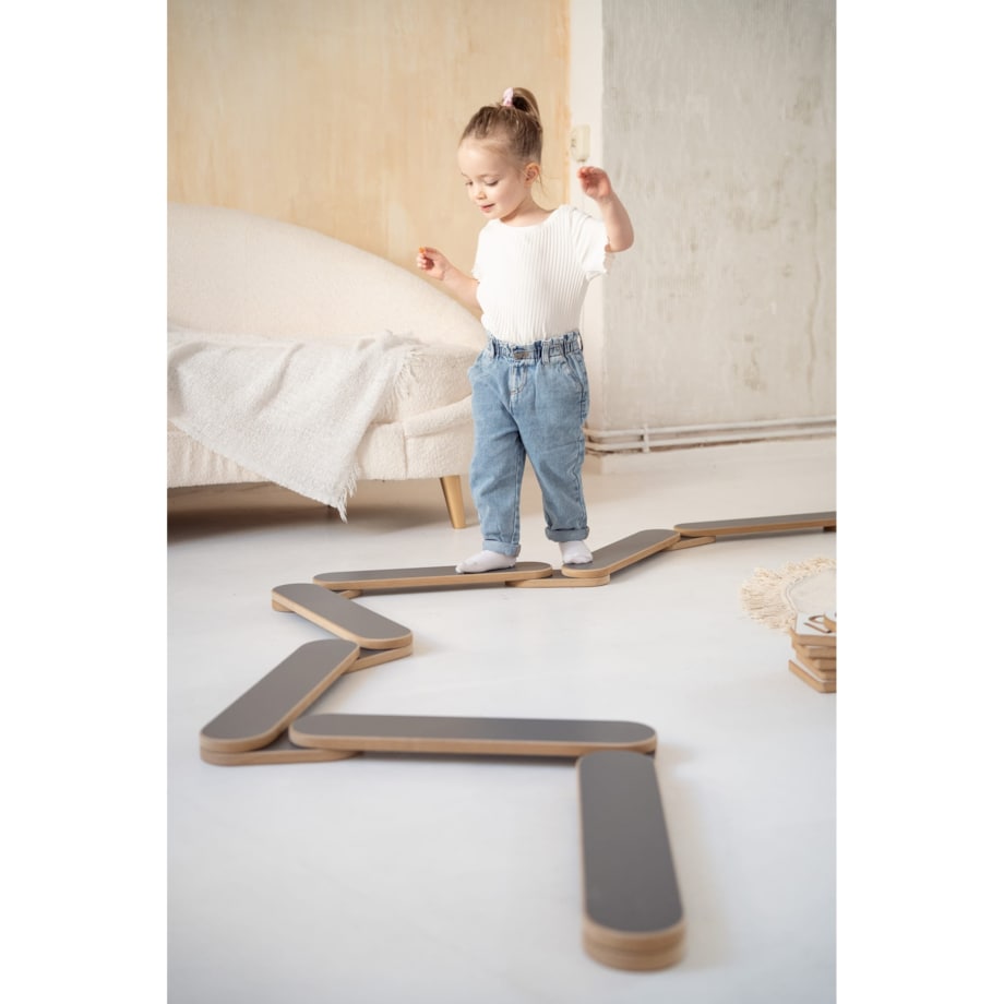 Równoważnia mostek - aż 4 metry ścieżki! - szara