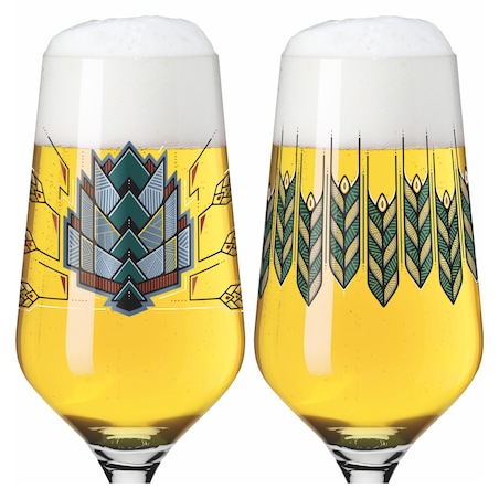 Zestaw 2 szklanek do piwa Brauchzeit , Andreas Preis