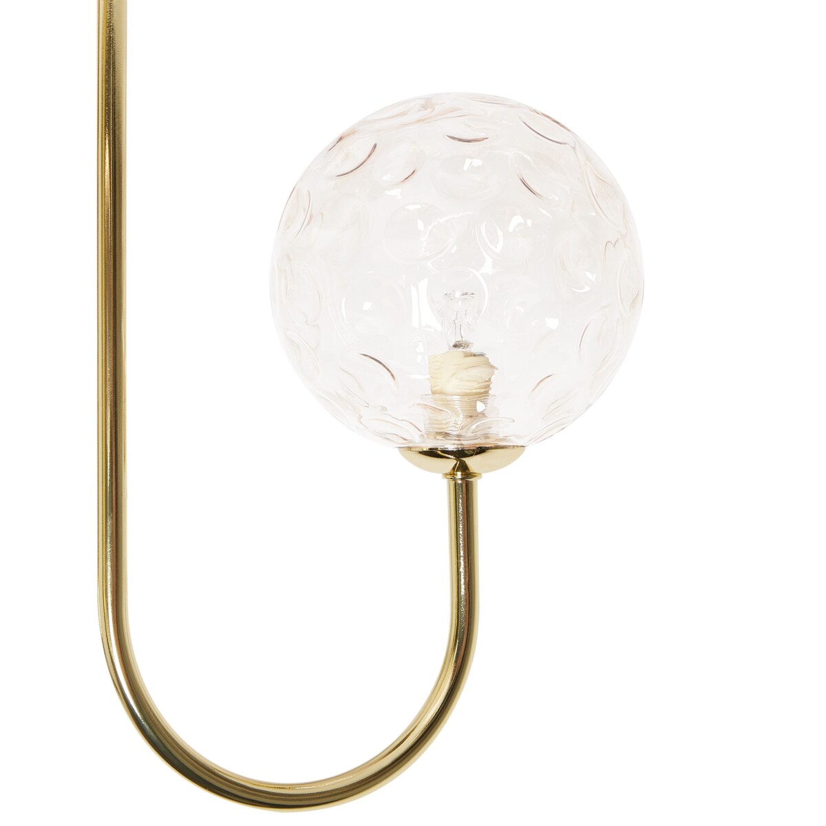 Lampa 3-punktowa szklana beżowa ANADYR