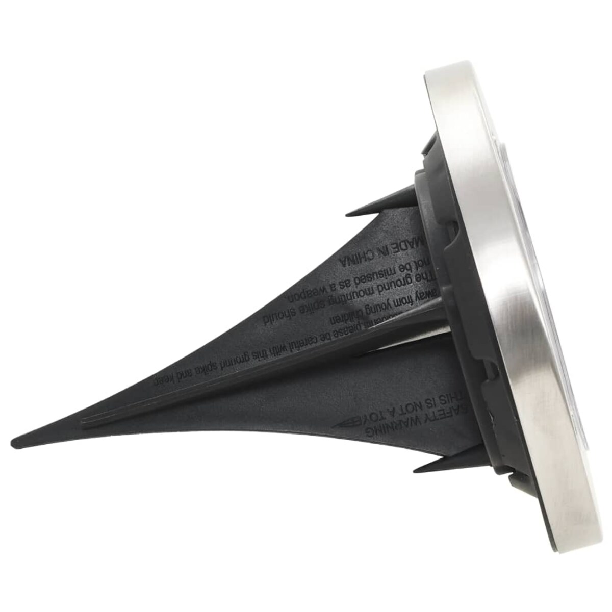 vidaXL Solarne lampy gruntowe, 8 szt., ciepłe białe LED