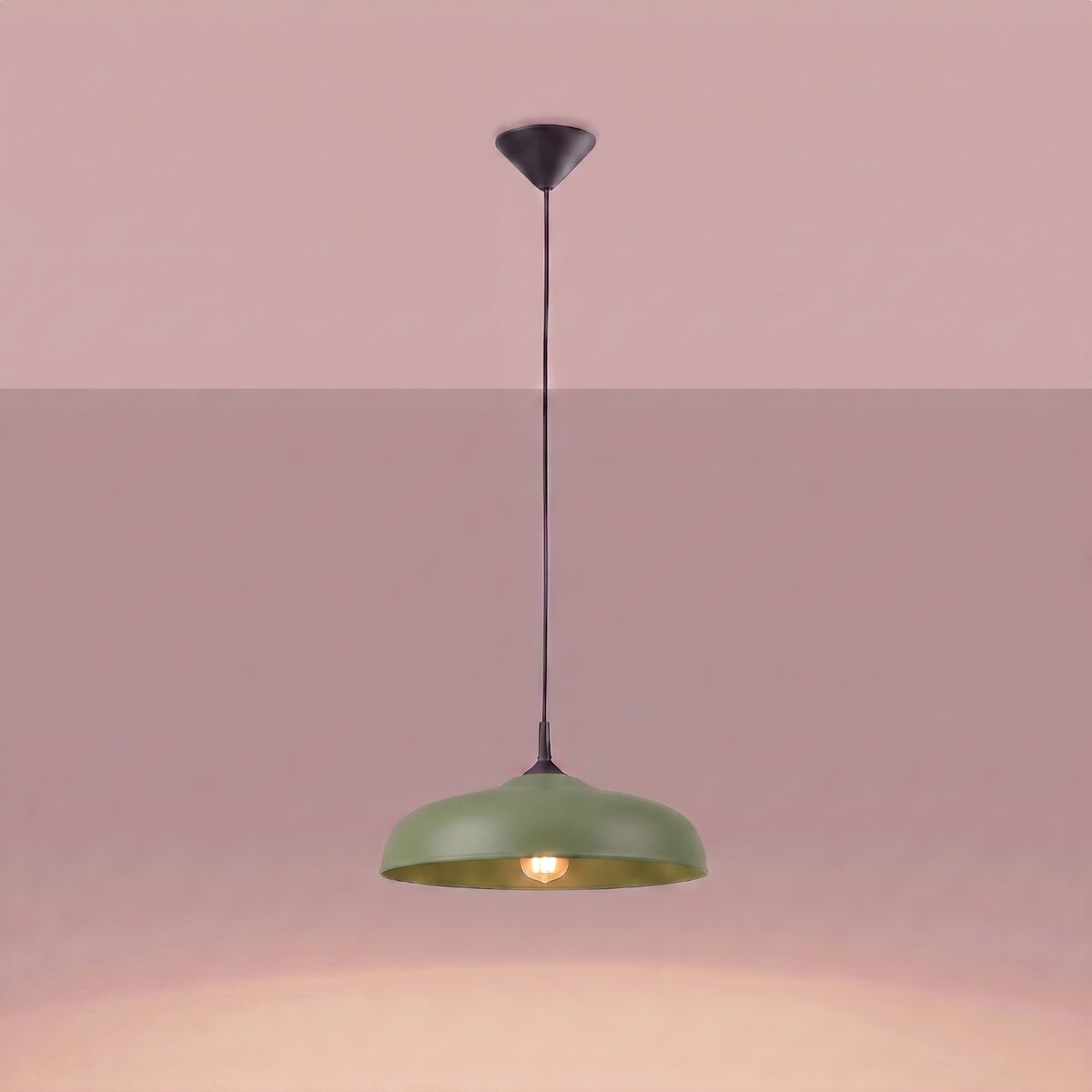 Lampa wisząca GINA zielona oliwka