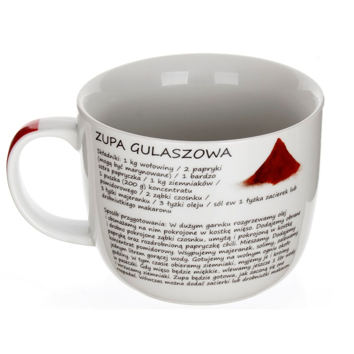 KUBEK miska na zupę DO ZUPY 730 ml GULASZOWA