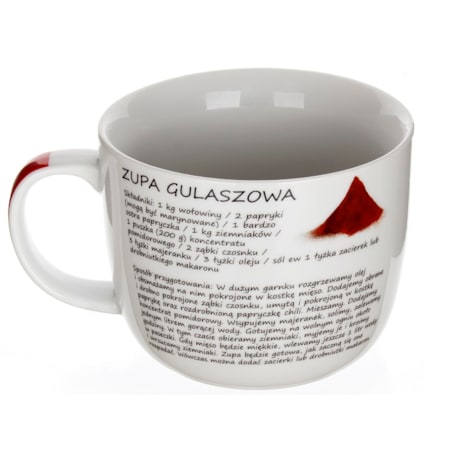 KUBEK miska na zupę DO ZUPY 730 ml GULASZOWA
