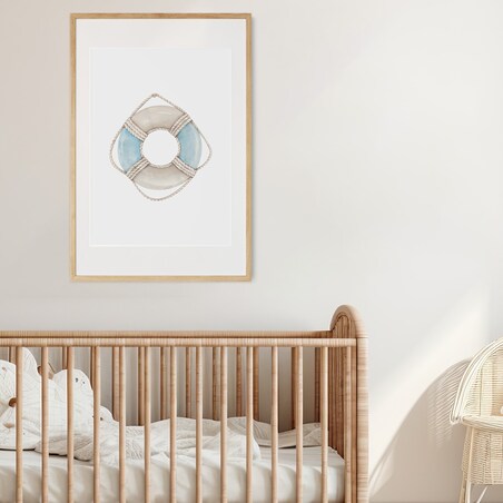 Plakat dla dzieci Koło ratunkowe 20x30