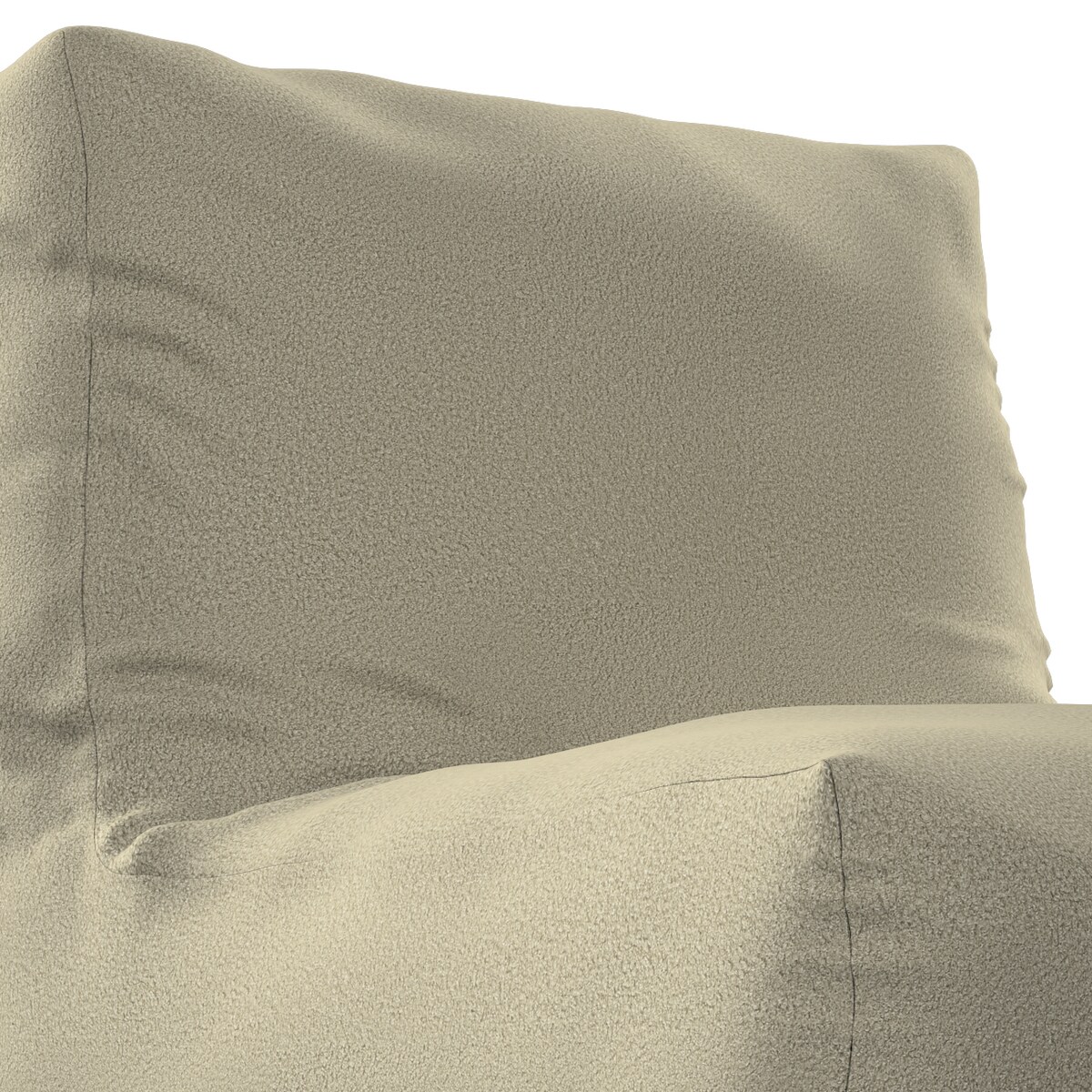 Pufo- fotel Poppy, ciemny beż, 87 x 31 x 75 cm, Boucle