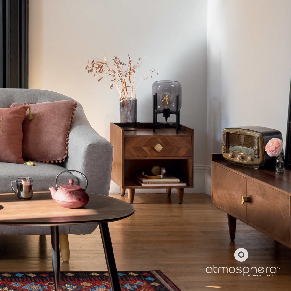 Poduszka dekoracyjna POMPONS, 40 x 40 cm