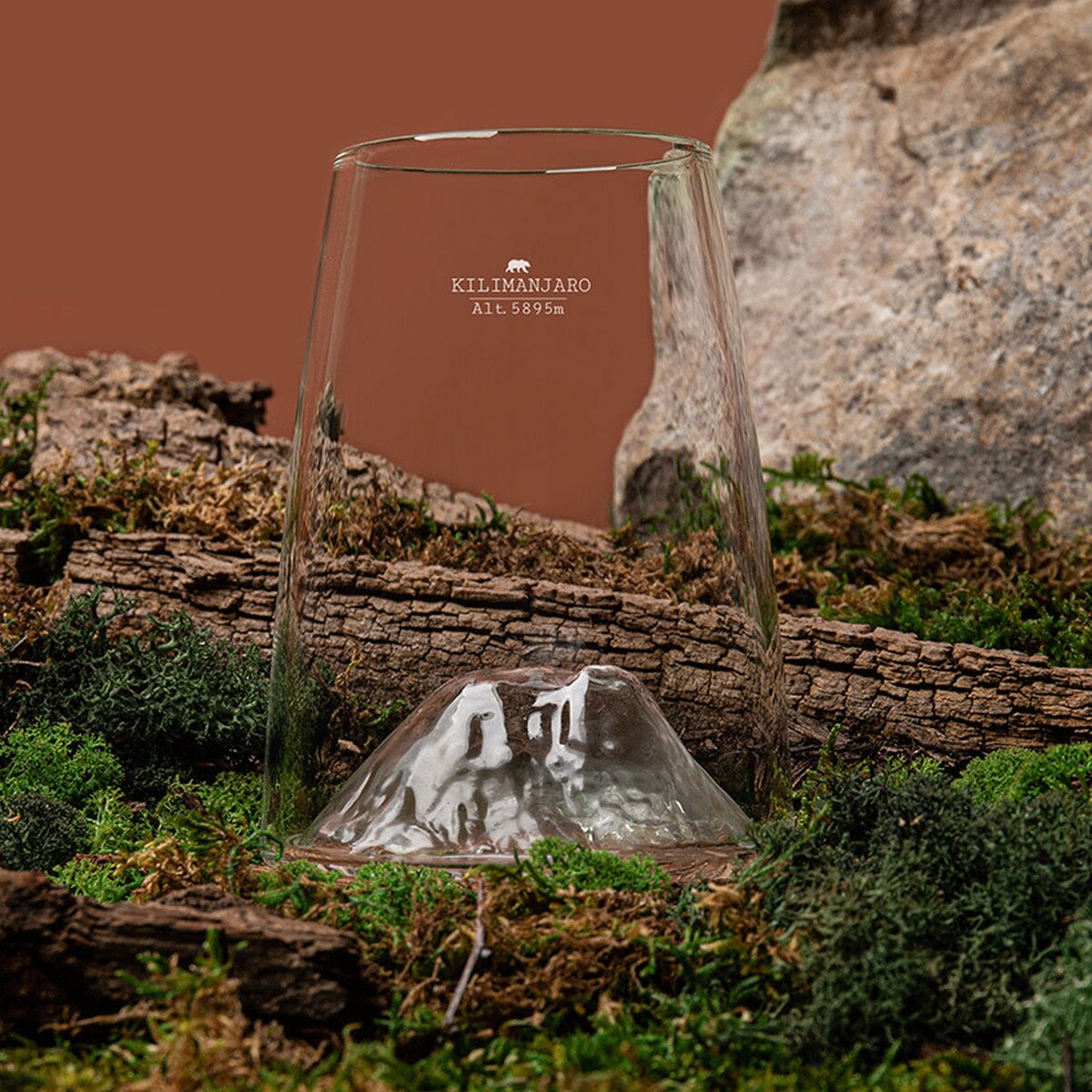 Szklanka Long Drink - Topographic - Kilimanjaro