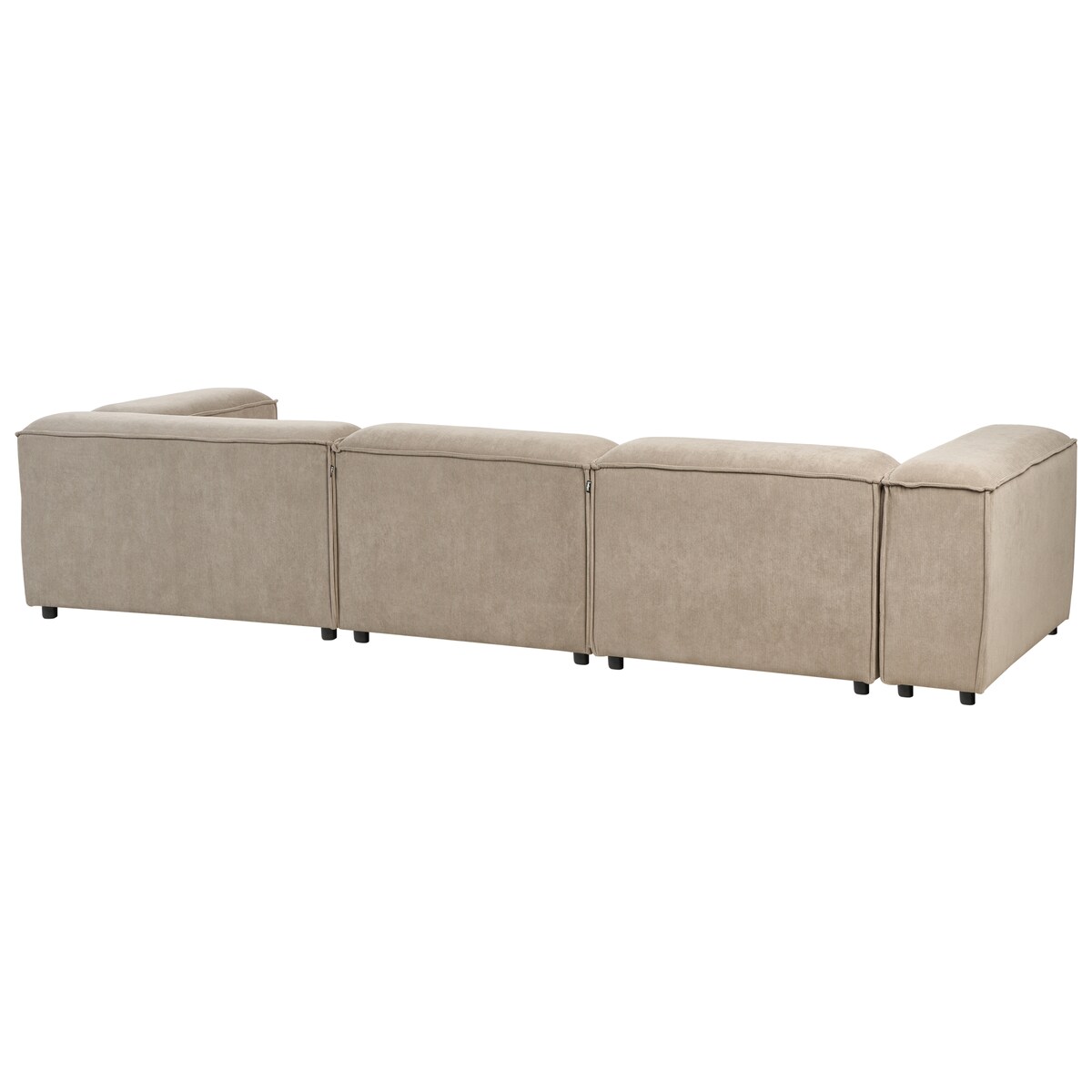 ARDAL dla 3 osób Sofa modułowa Jasnobrązowy Sztruks