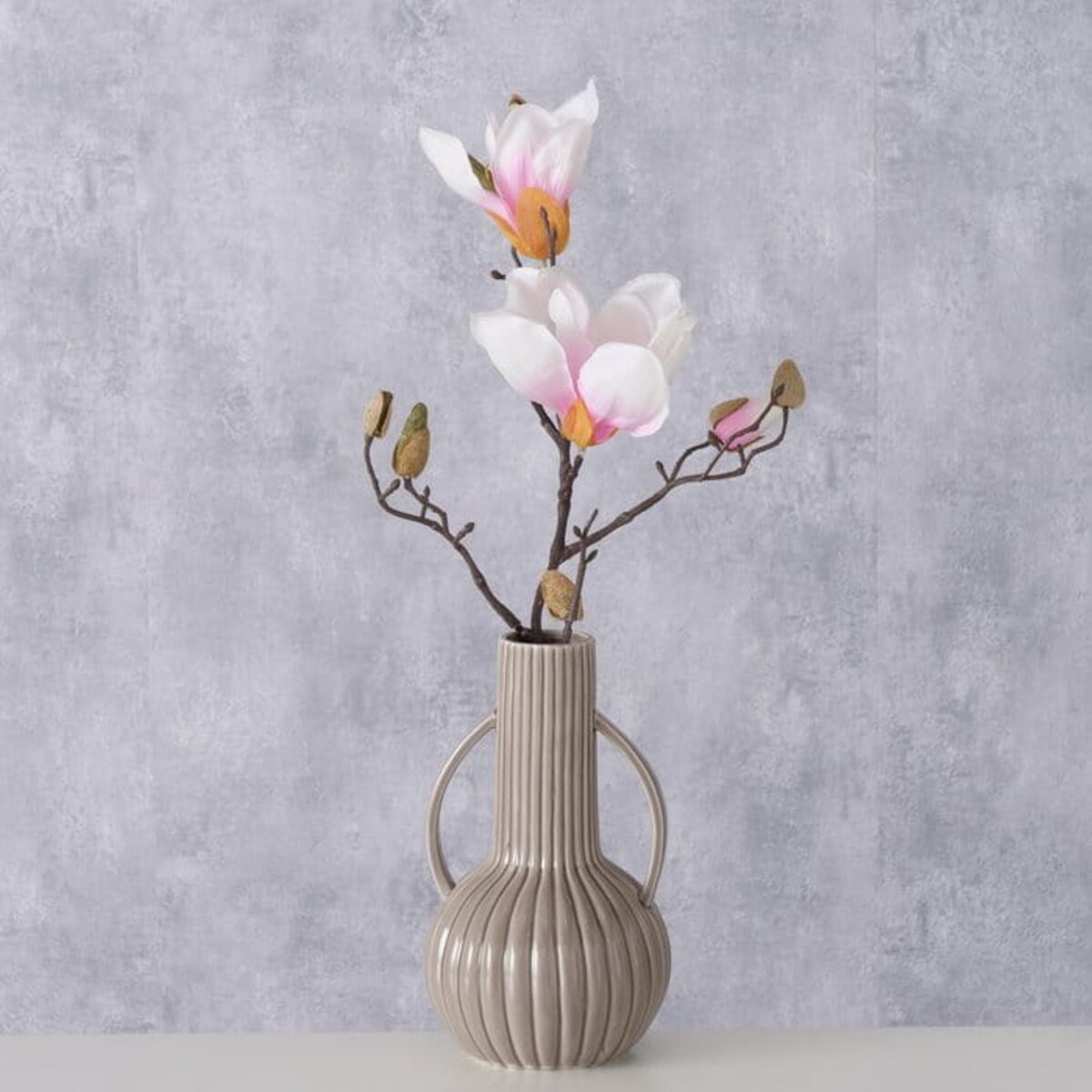 Wazon Porcelanowy Pilarus 21 cm Zielony Flakon na Kwiaty Cięte Ozdobny