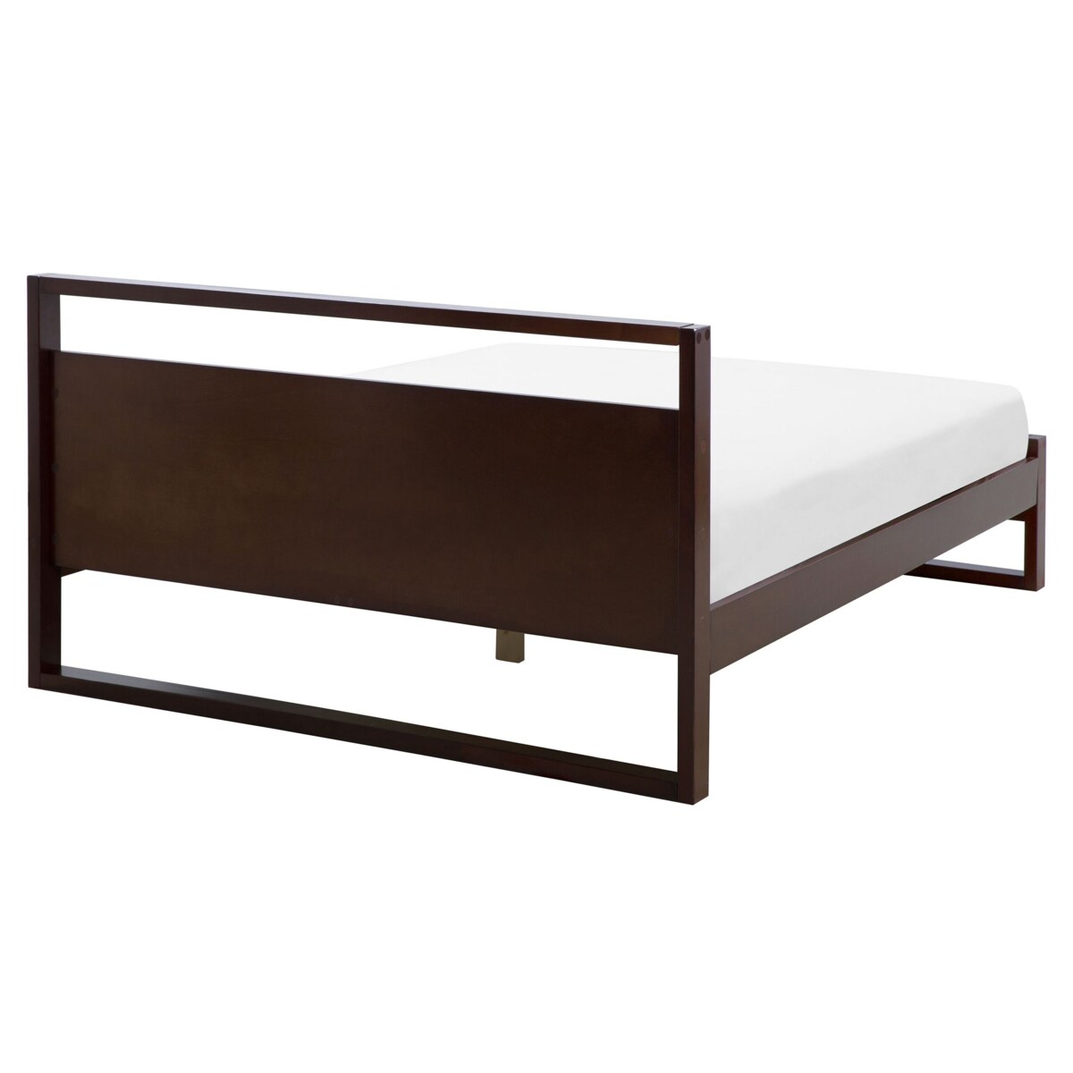 Łóżko drewniane 160 x 200 cm ciemne GIULIA