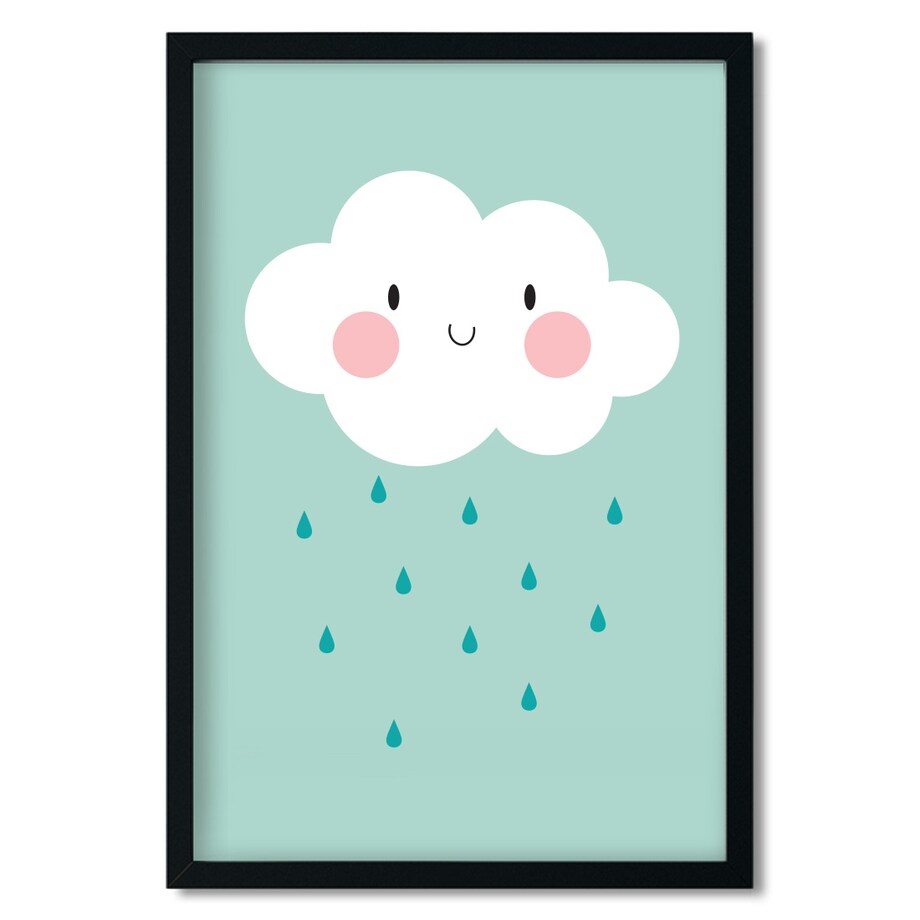 Plakat dla dzieci Chmurka miętowa 20x30