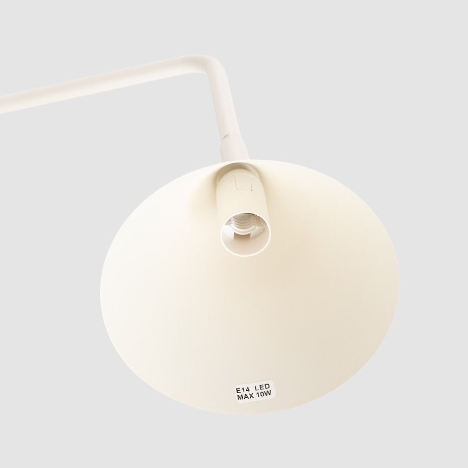 Lampa biurkowa NOX beżowa