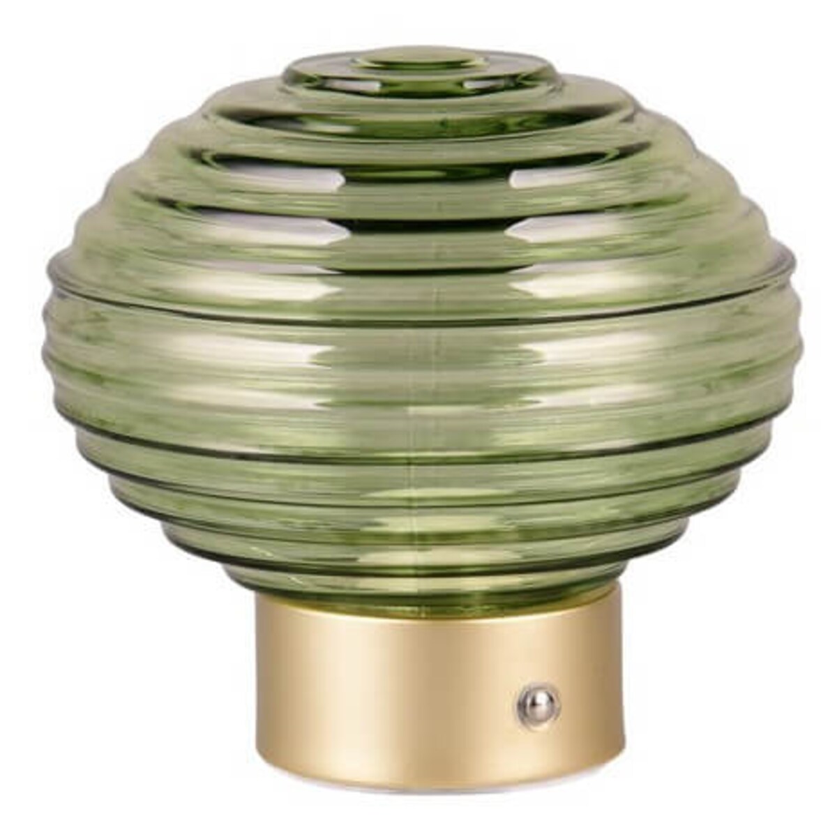 Szklana lampa stołowa Earl R57771115 RL Light LED 2W 3000K mosiądz zielona