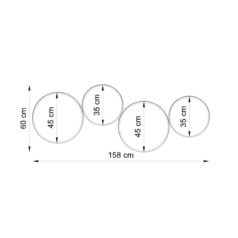 Plafon ARENA 35 biała