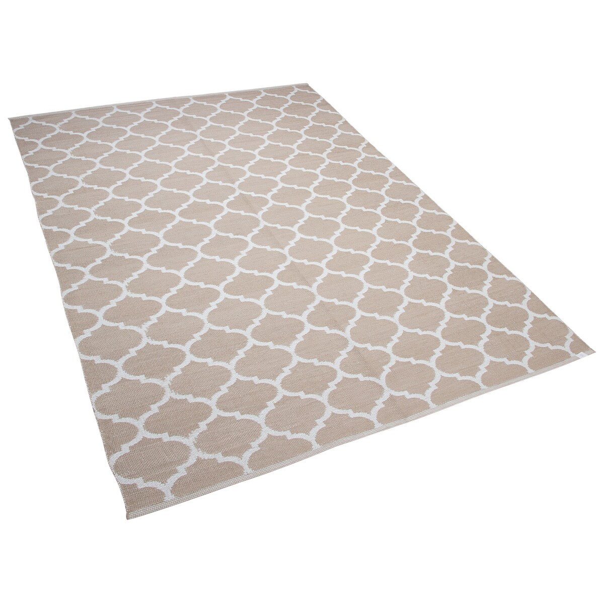 Dywan zewnętrzny dwustronny 160 x 230 cm beżowy AKSU