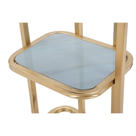 Dwupoziomowy stolik boczny, wys. 60 cm