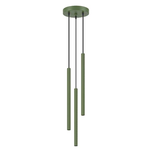Lampa wisząca ARCHE 3P zielona oliwka
