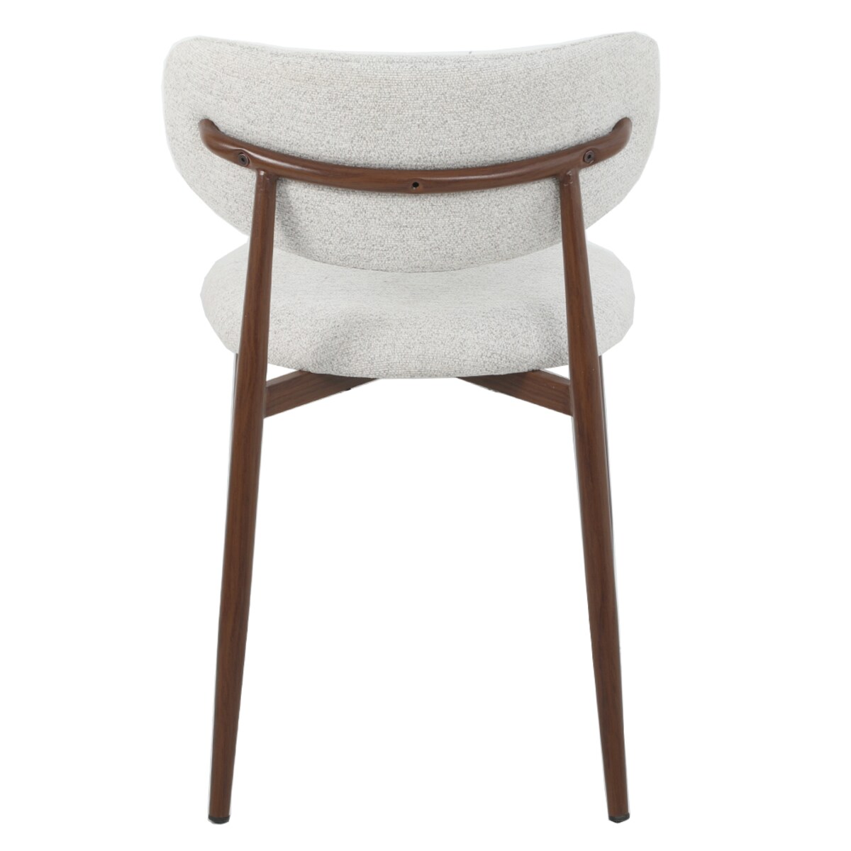 Krzesło tapicerowane INES beżowy melanż do salonu jadalni