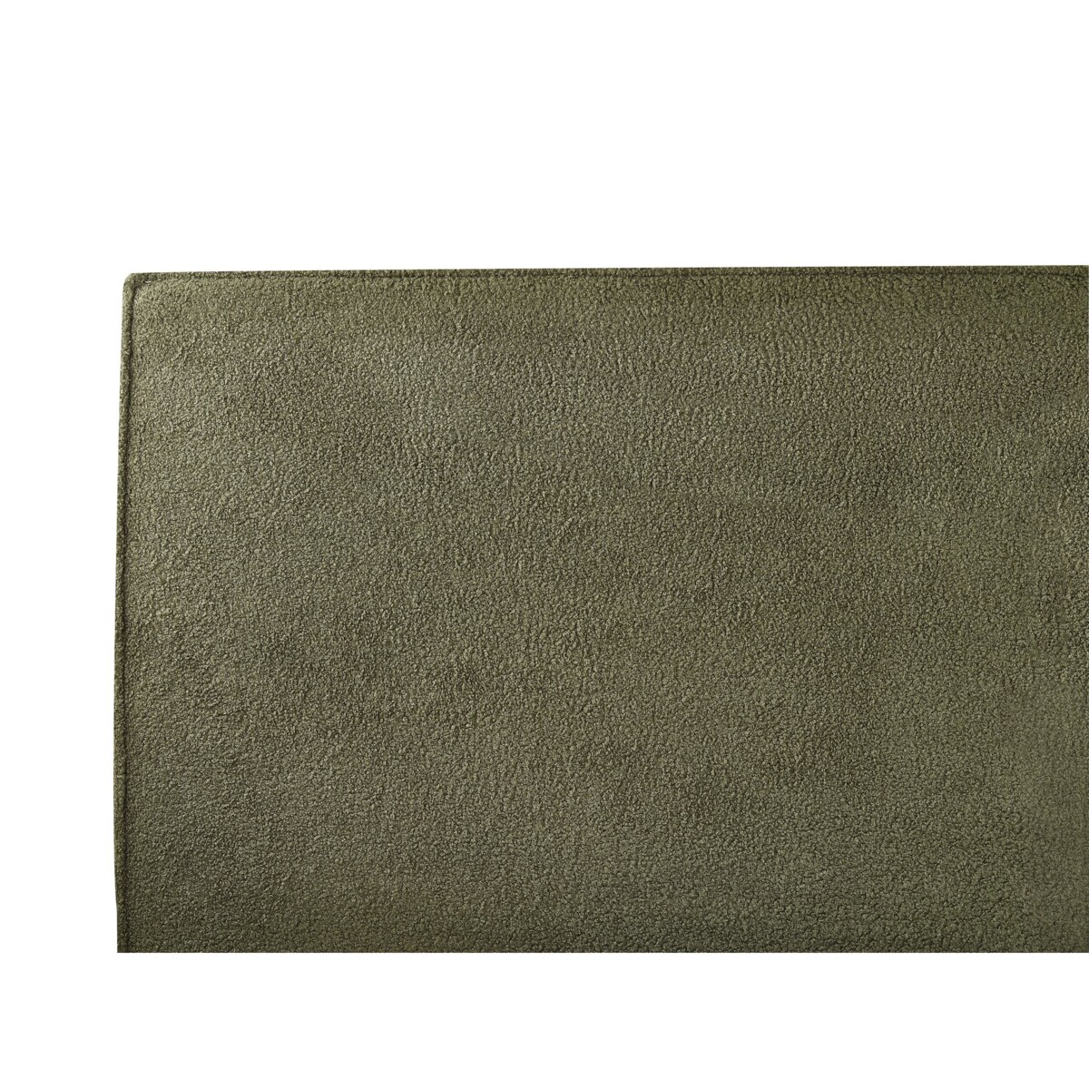Łóżko z pojemnikiem MOISSAC Boucle Ciemnozielony 160 x 200 cm