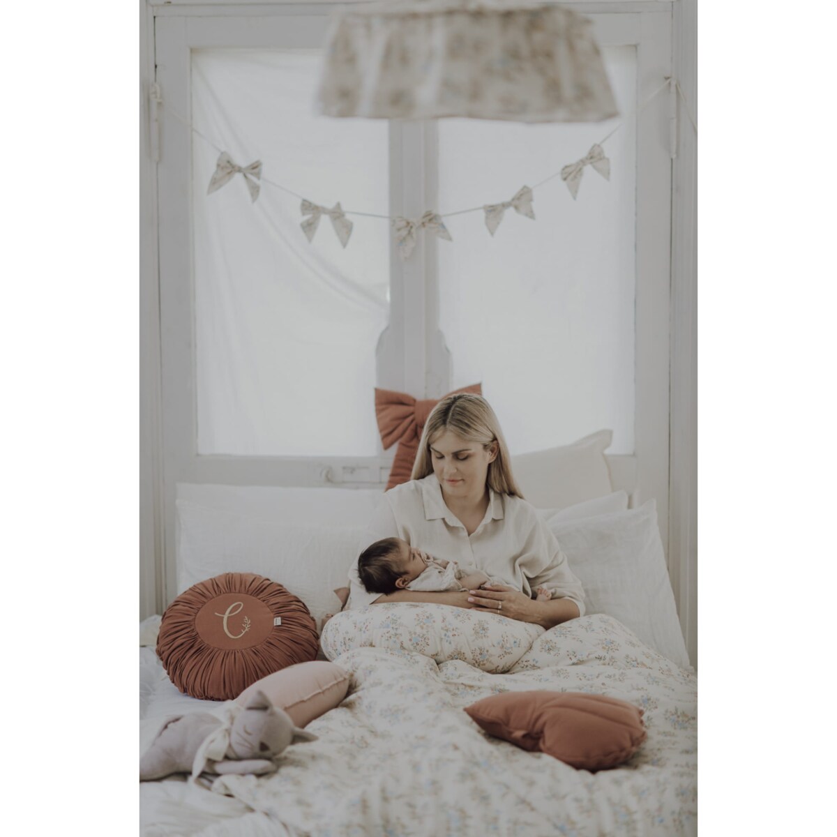 Abażur bawełniany Blooming Meadow