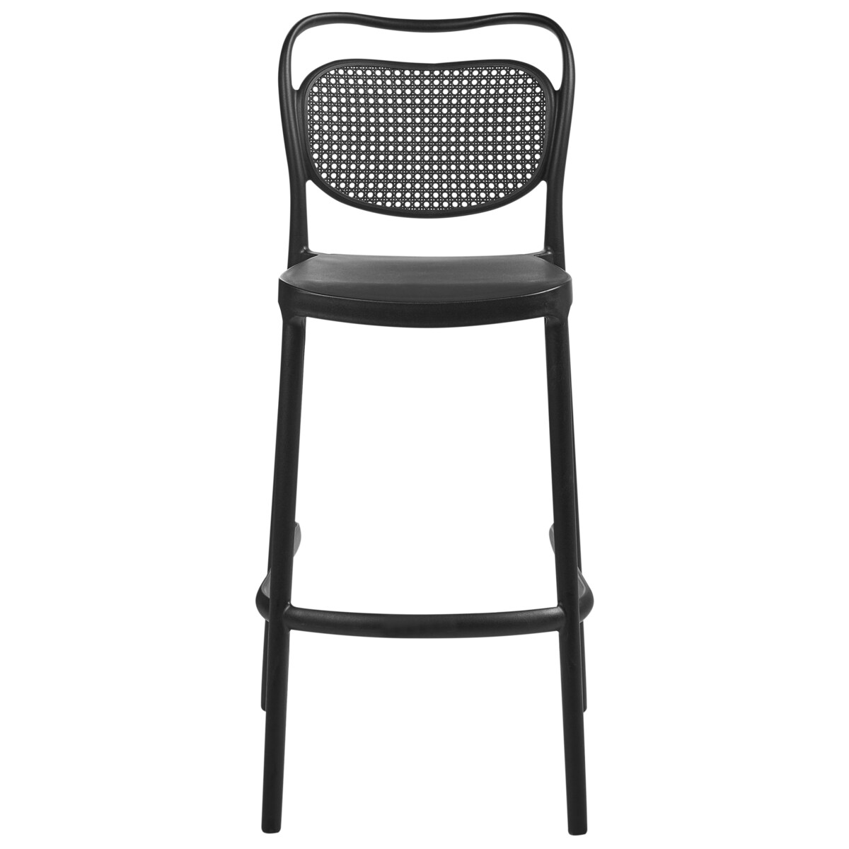 Zestaw 2 krzeseł ogrodowych CELLENO Czarny