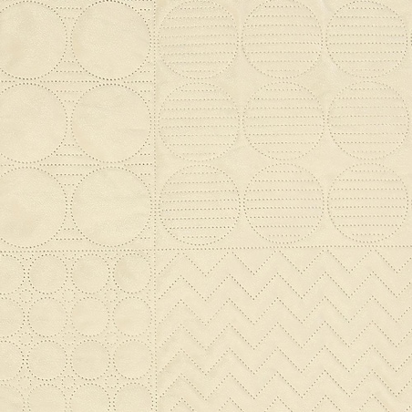 Narzuta pikowana Elegant mink 170x210 kremowa, ozdobny wzór