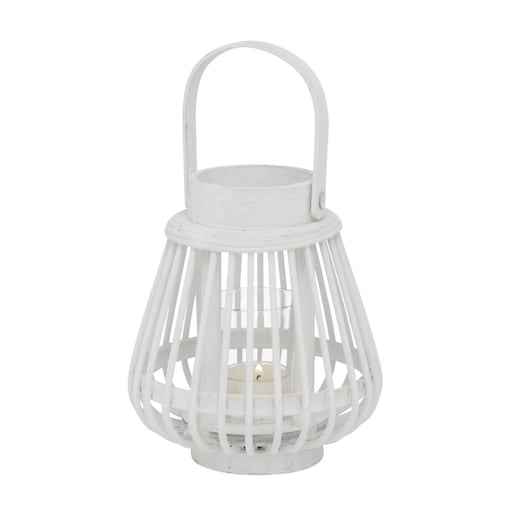 Bambusowy lampion Ilvie, 16 cm, tealight