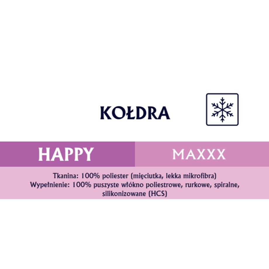 Kołdra zimowa 180x200 HAPPY MAXXX Senna Home