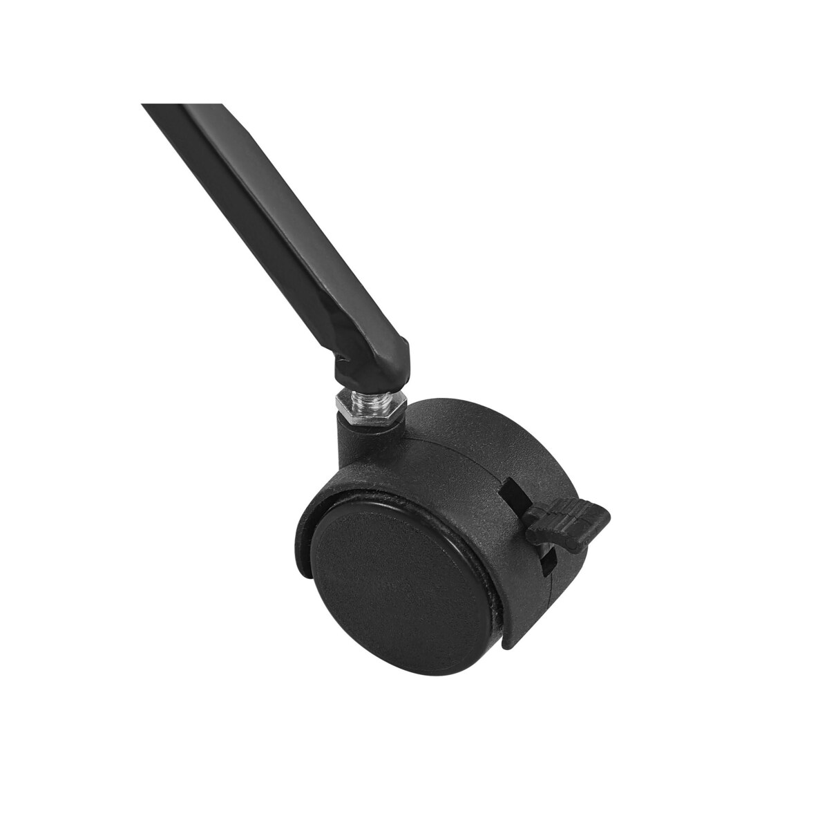 Metalowy wózek kuchenny jasne drewno z czarnym LEOTI