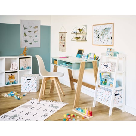 Tekstylne pudełko ze zwierzątkiem, 28 x 28 x 28 cm