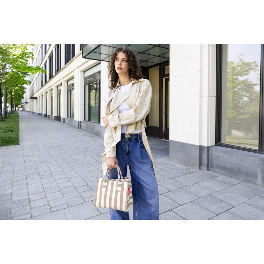 Torba DAILY SHOPPER XS, summerstripes coffee