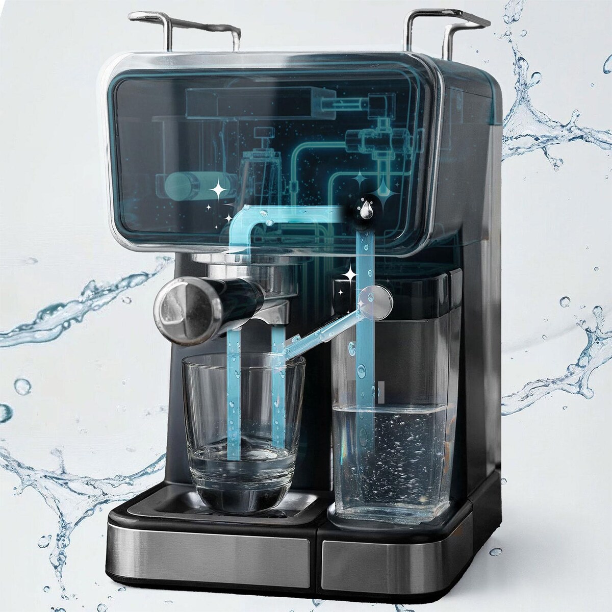 Ekspres do kawy ciśnieniowy kolbowy ze spieniaczem Berdsen BD-773 377300