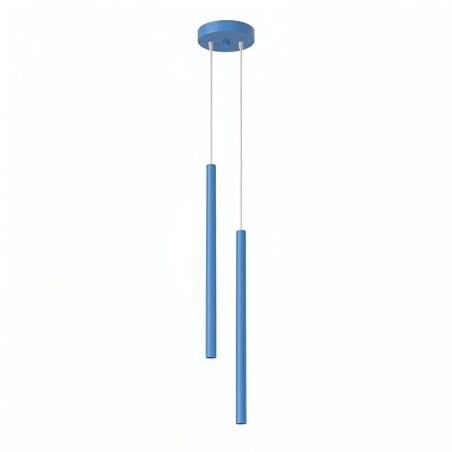 Lampa wisząca PASTELO 2 błękitna