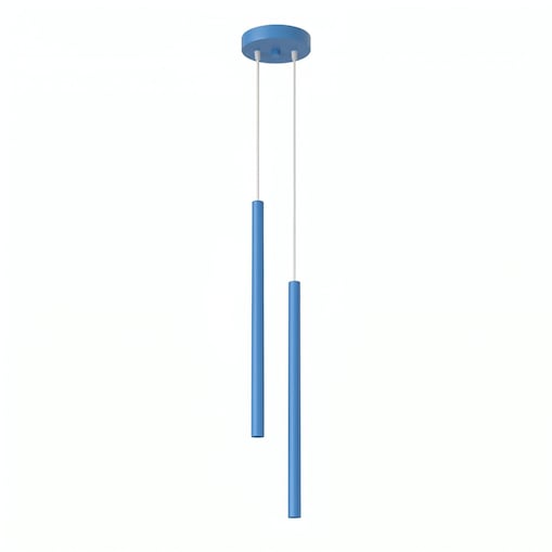 Lampa wisząca PASTELO 2 błękitna