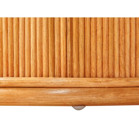 Stolik kawowy ogrodowy AIROLE 150 cm 70 cm Rattan Brązowy