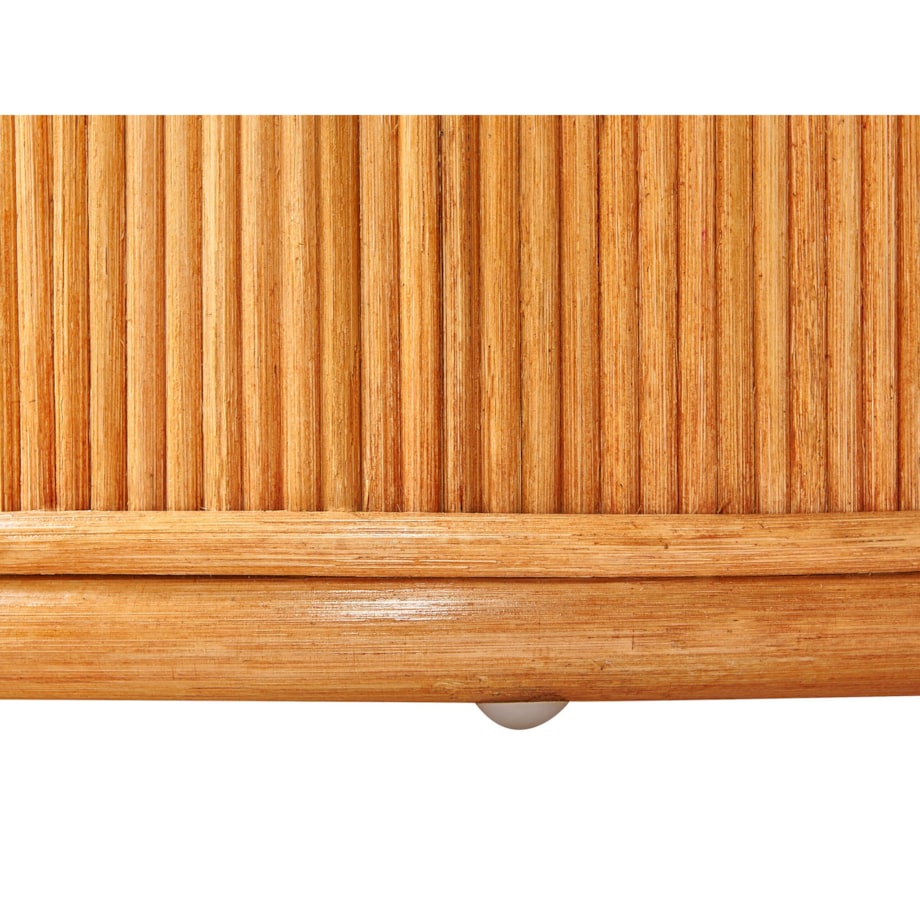 Stolik kawowy ogrodowy AIROLE 150 cm 70 cm Rattan Brązowy