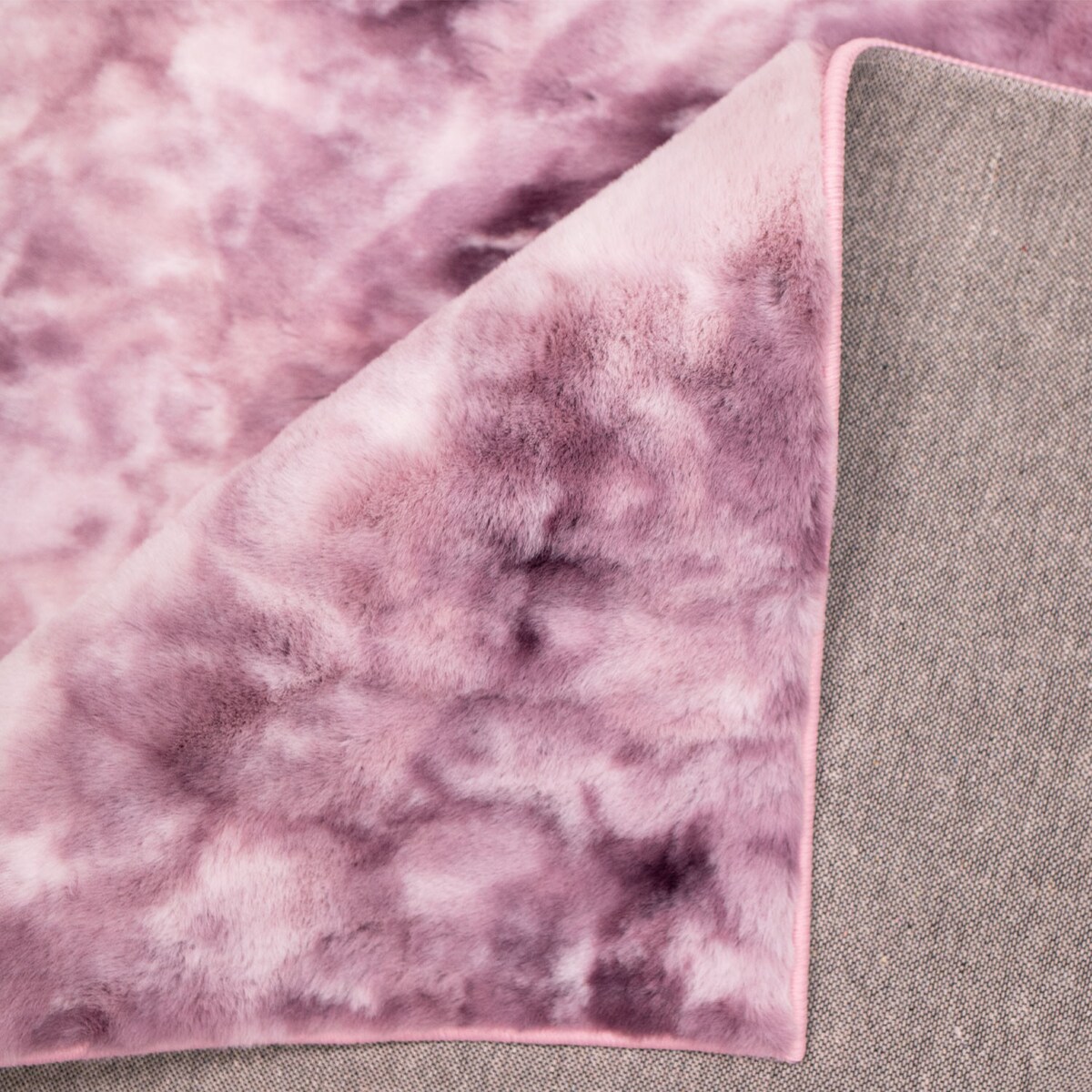 Dywan Rabbit z efektami iryzującymi Tolero 5000 Różowy 80x150