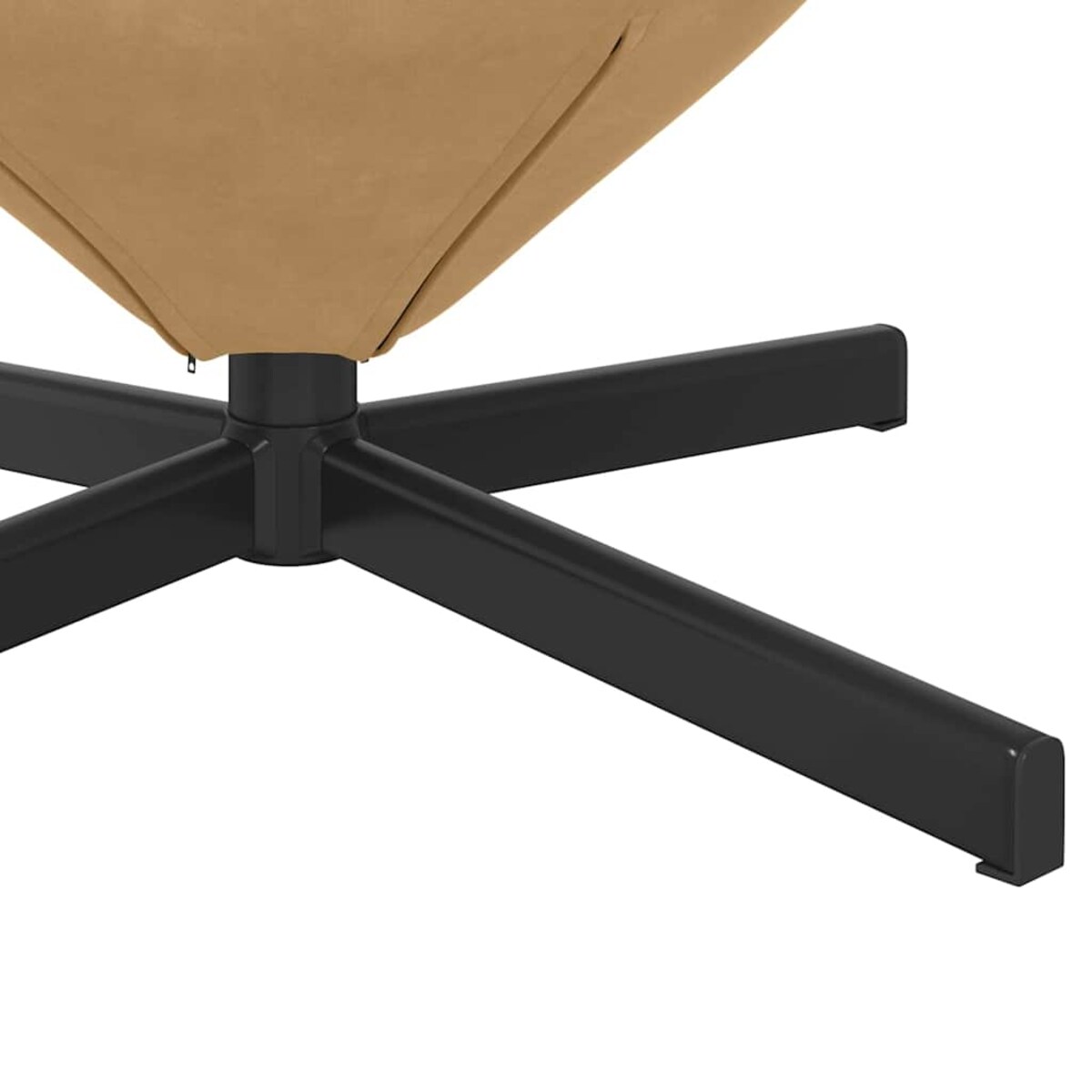 vidaXL Fotel jajo Brązowy 63 x 73 x 90 cm Aksamit