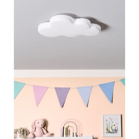 Lampa sufitowa LED biała HUMLA