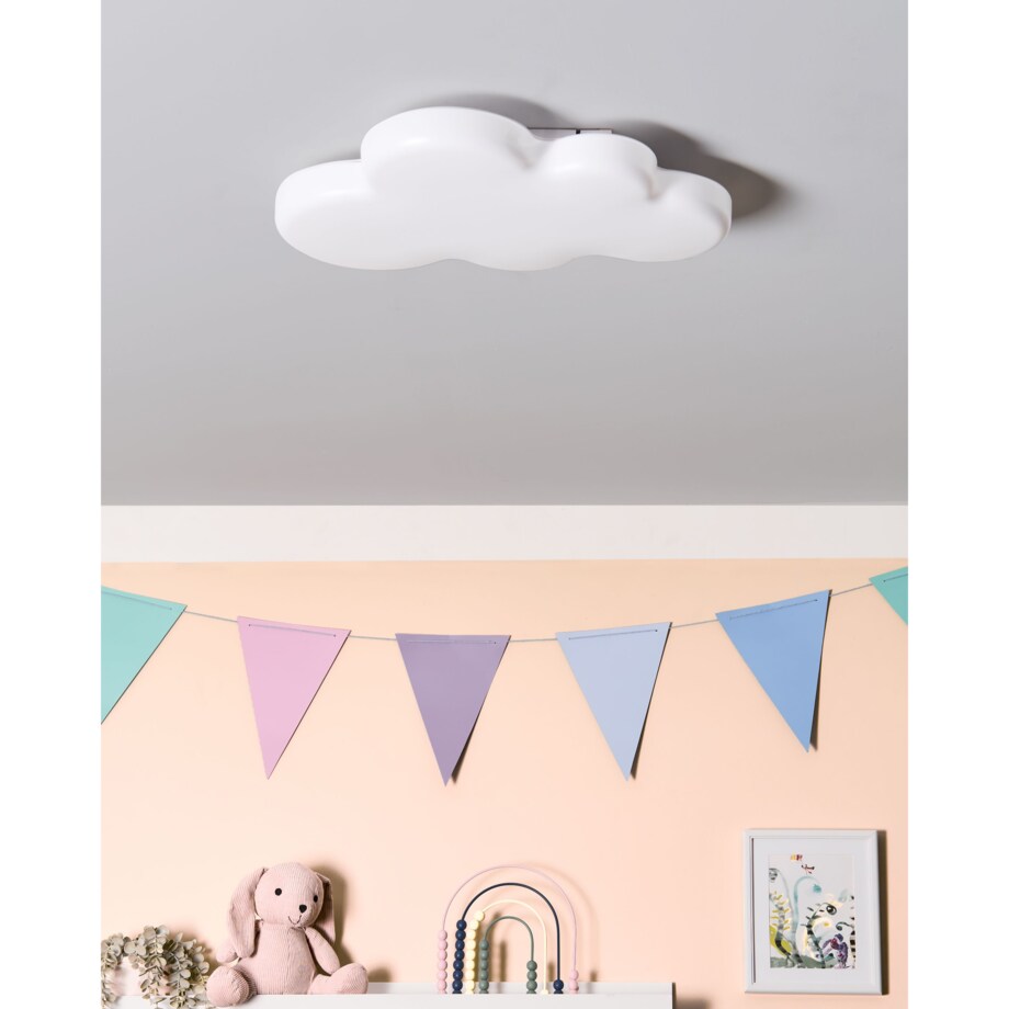 Lampa sufitowa LED biała HUMLA