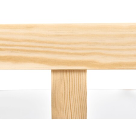 Łóżko dziecięce drewniane 90 x 200 cm jasne MEYMAC