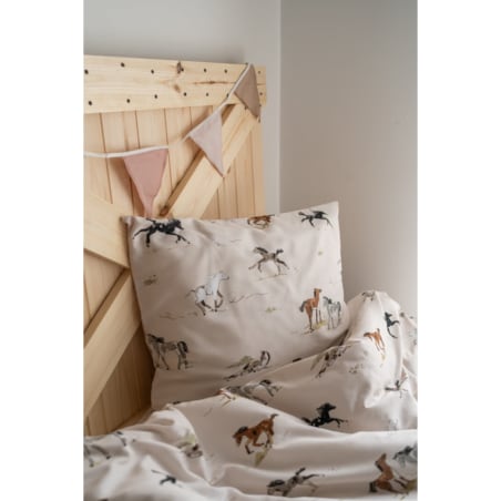 Poszewka Koniki - 40 x 40 cm