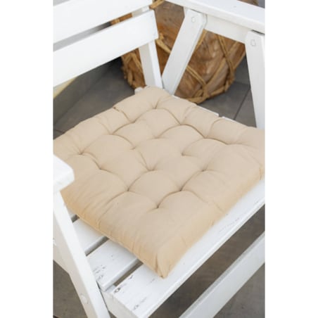 Poduszka na krzesło z wiązaniem, 38 x 38 cm