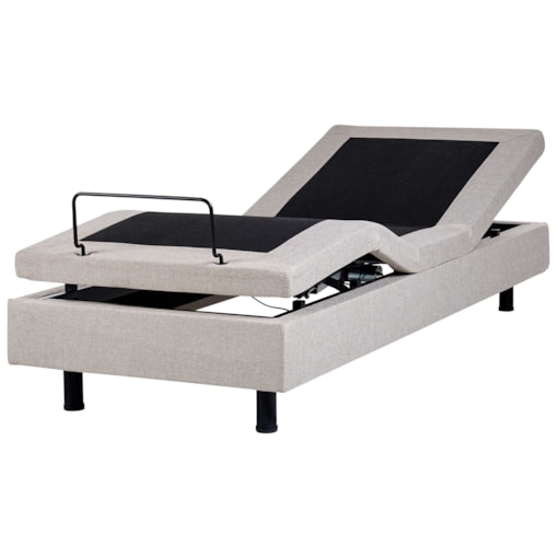Łóżko regulowane bez zagłówka DUKE 90 x 200 cm Beżowy