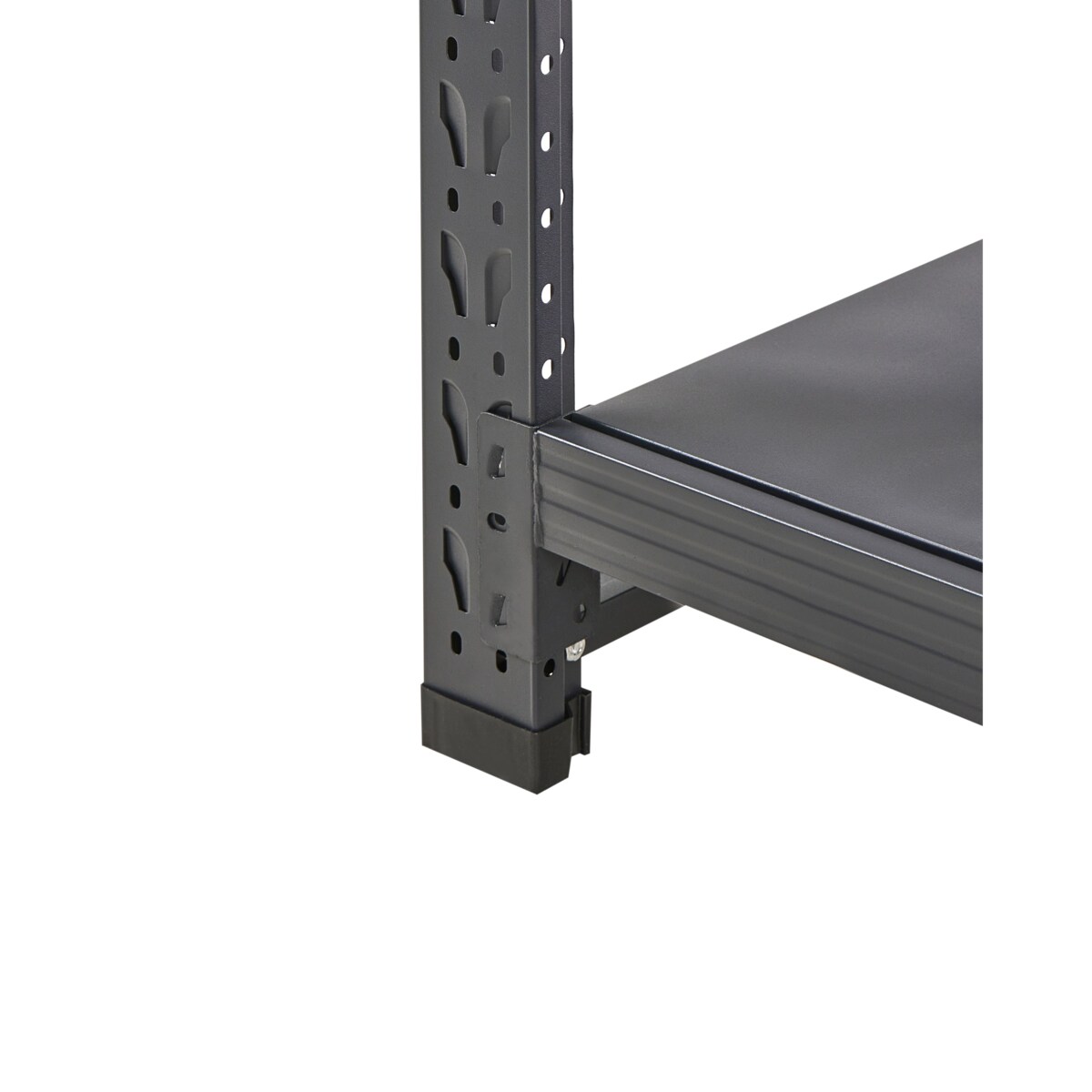 Regał magazynowy FIUGGI Metal 200 cm 60 cm Czarny