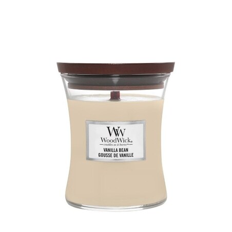 WoodWick świeca średnia VANILLA BEAN