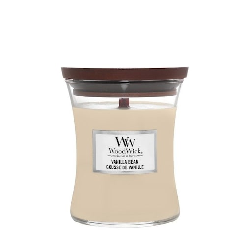 WoodWick świeca średnia VANILLA BEAN