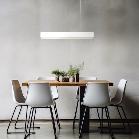 Lampa sufitowa wisząca Light Prestige Mira biały LED 2700K-6500K (SMART) 1 szt.