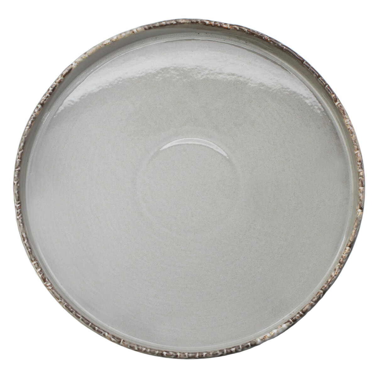 Verlo SAMTO Talerz okrągły płaski 28 cm szary