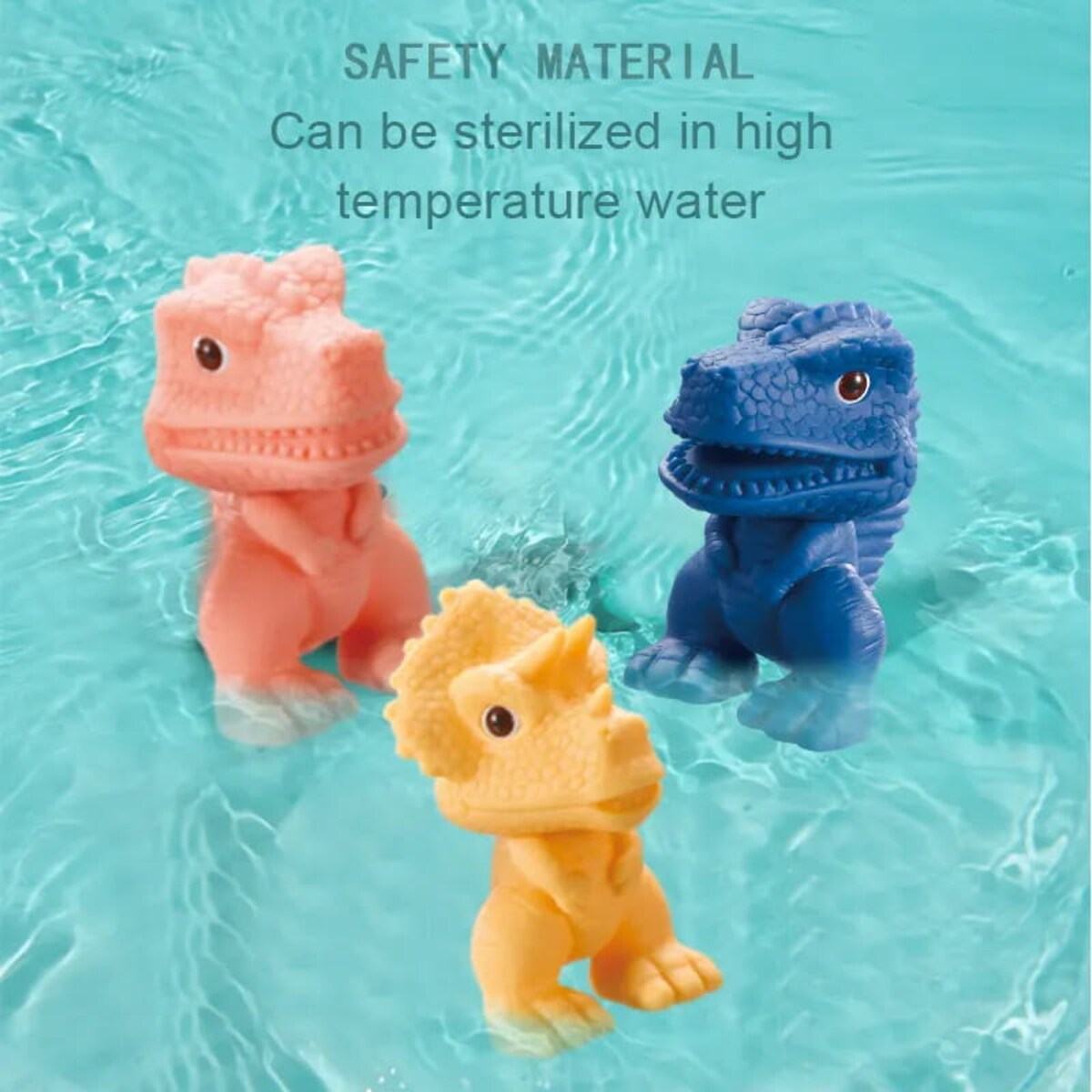 Dinozaury sensoryczne - miękkie klocki 5 szt